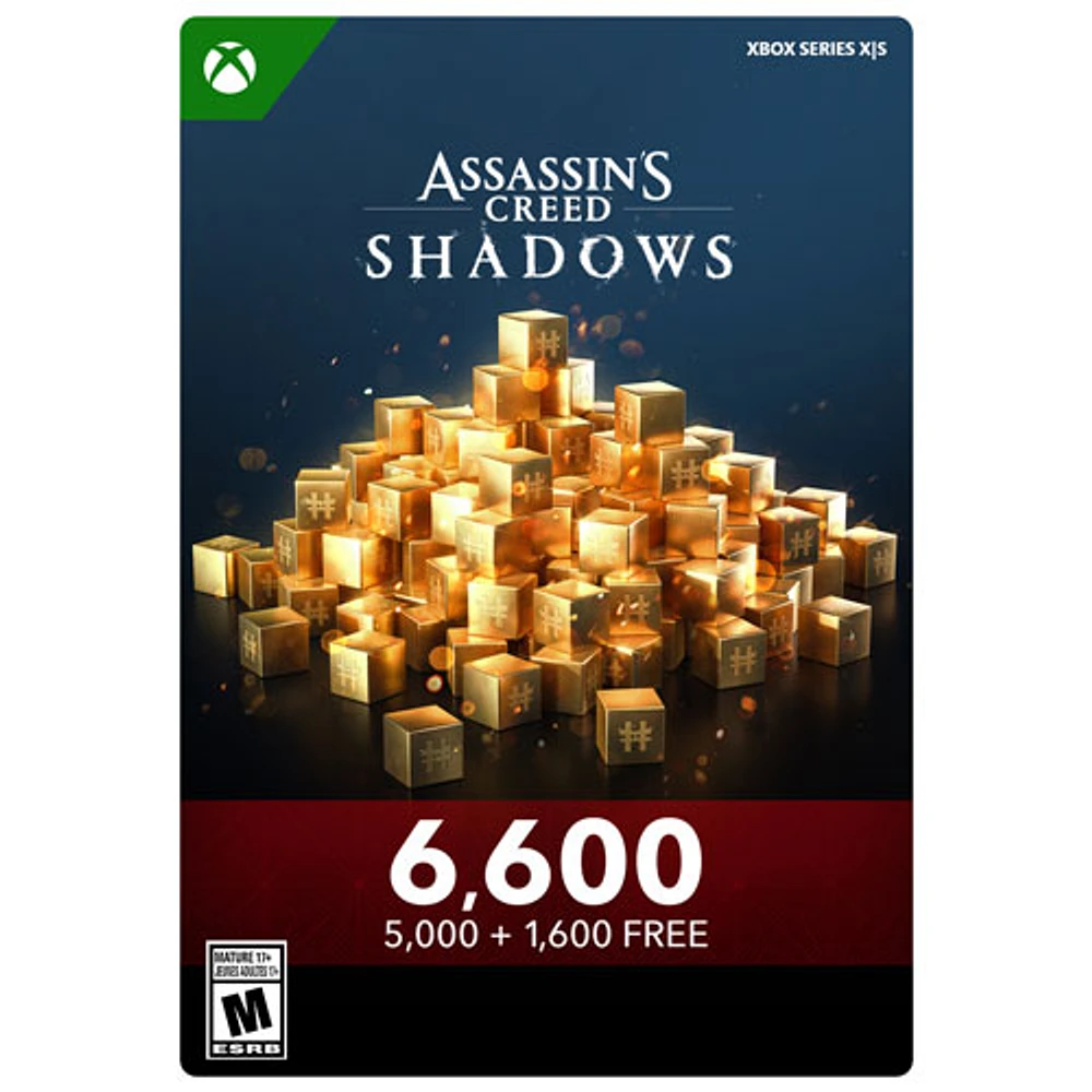 Assassin's Creed: Shadows 6600 Helix Credits ( Xbox Series X|S) - Digital Download