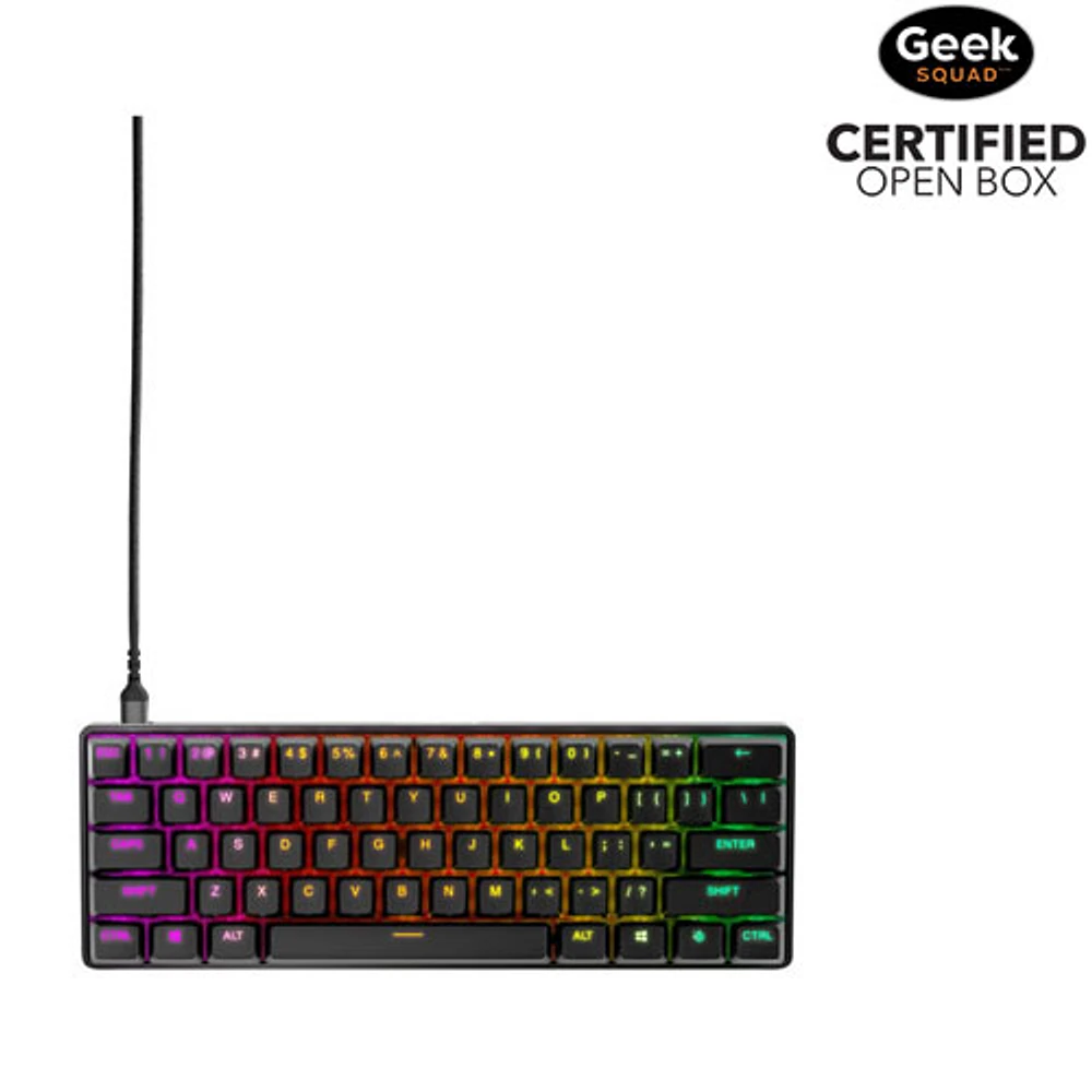 Open Box - SteelSeries Apex Pro Mini Backlit Mechanical Ergonomic Gaming Keyboard