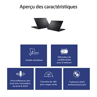 Portable de 16 po VivoBook 16 d'ASUS - Noir (Core i5-13420H d'Intel/RAM 16 Go/SSD 512 Go/Windows 11)