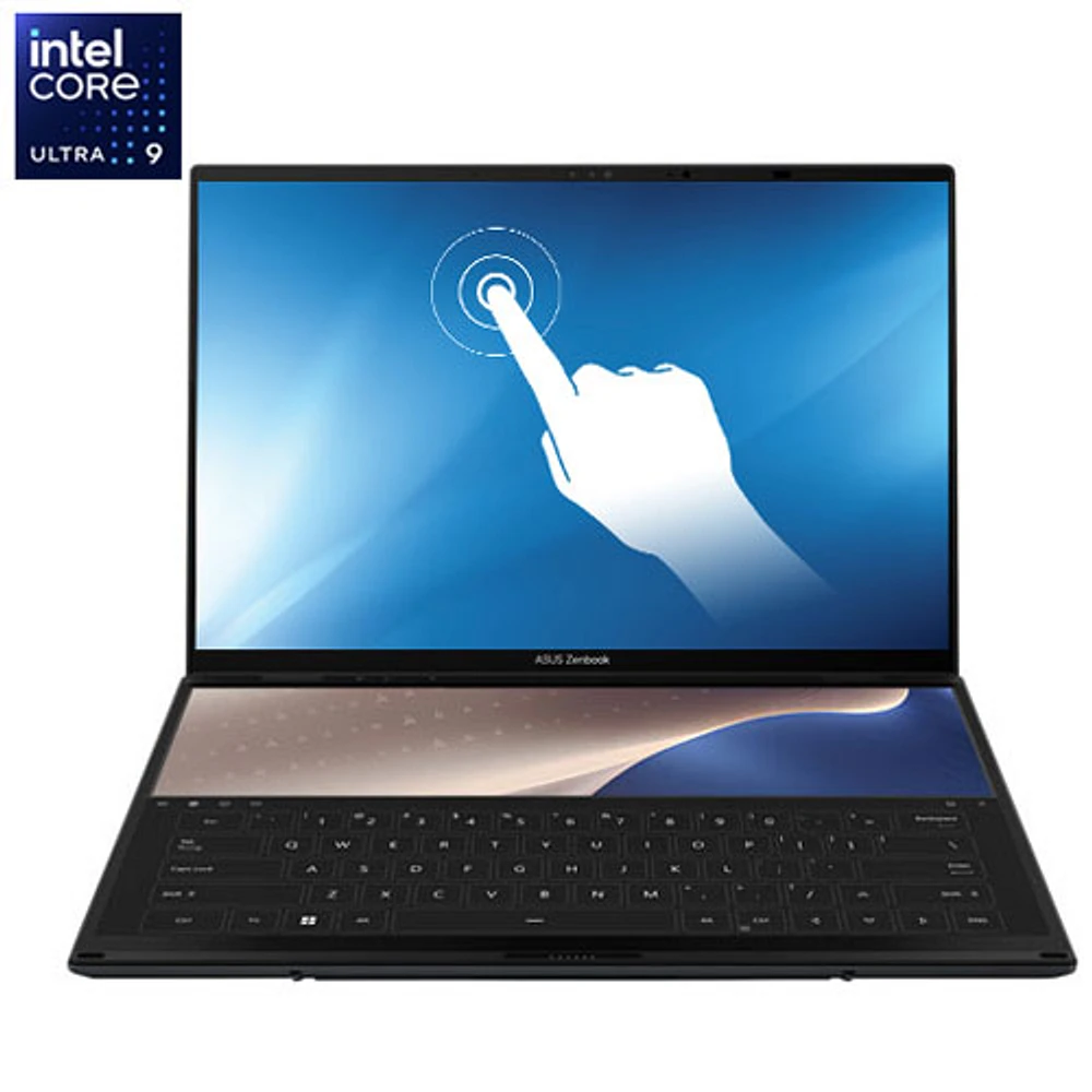 ASUS Zenbook DUO 14" Touchscreen 2-in-1 Laptop - Inkwell Grey (Intel Core Ultra 9/32GB RAM/1TB SSD/Win 11)