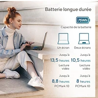 ASUS Zenbook DUO 14" Touchscreen 2-in-1 Laptop - Inkwell Grey (Intel Core Ultra 9/32GB RAM/1TB SSD/Win 11)