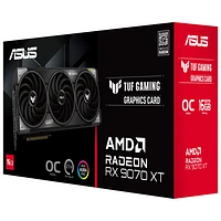 Carte graphique TUF Gaming Radeon RX 9070 XT OC d'ASUS avec 16 Go de mémoire GDDR6