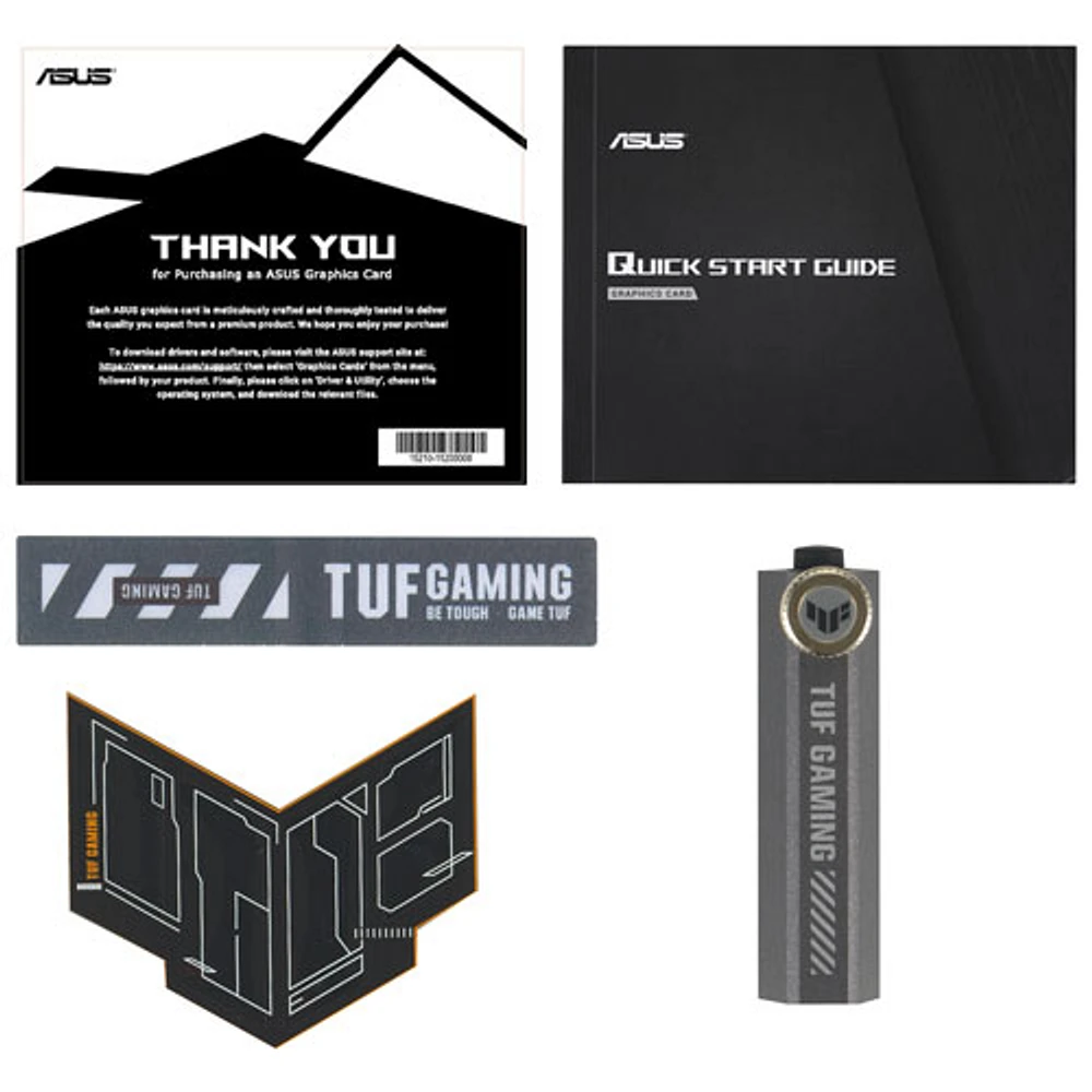 Carte graphique TUF Gaming Radeon RX 9070 XT OC d'ASUS avec 16 Go de mémoire GDDR6