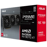 ASUS Prime Radeon RX 9070 XT OC 16GB GDDR6 Video Card