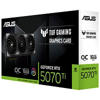 Carte graphique TUF Gaming GeForce RTX 5070 Ti OC 16 Go GDDR7 d'ASUS