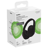 Belkin SoundForm Isolate Over-Ear Noise Cancelling True Wireless Headphones - Black