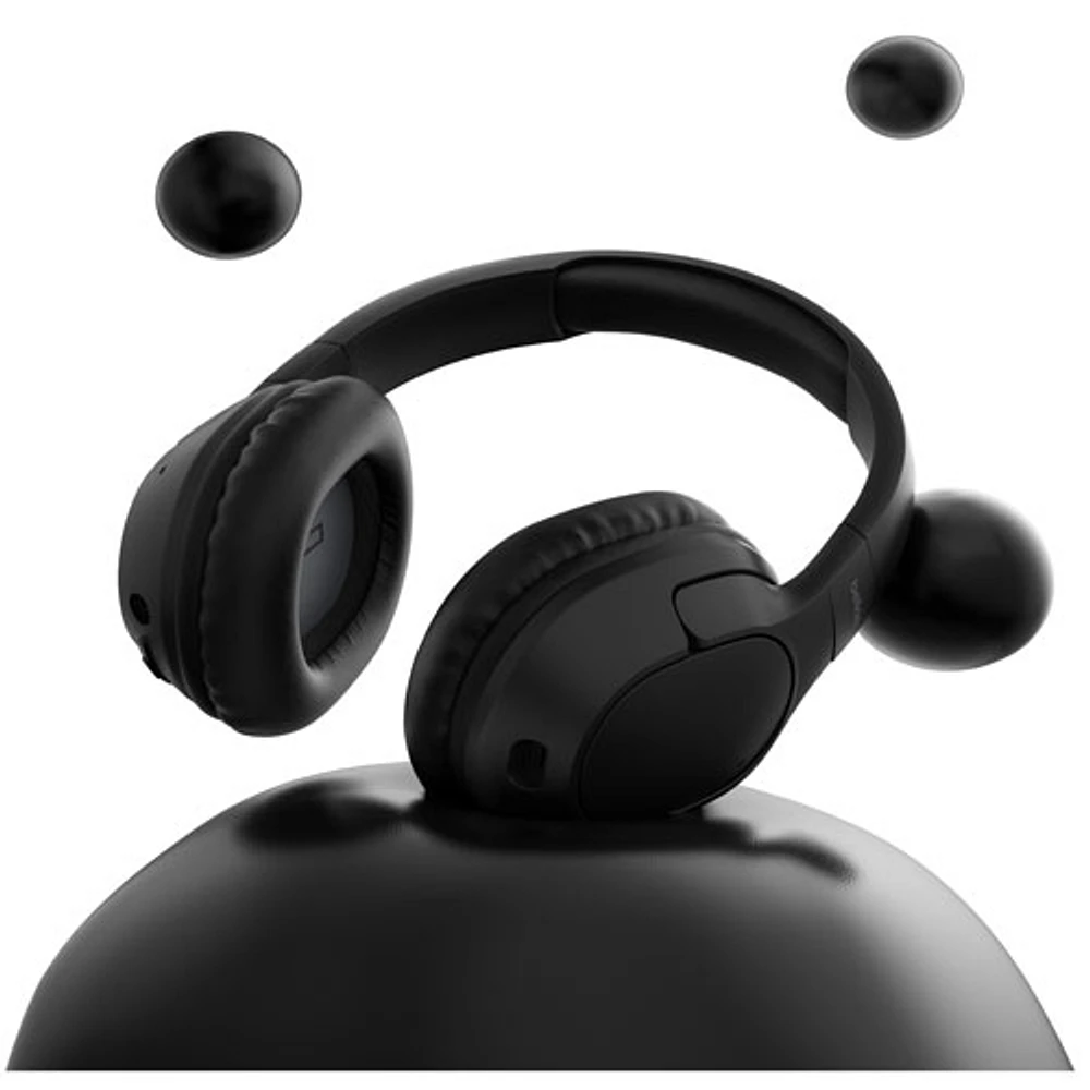 Casque d'écoute 100 % sans fil à isolation sonore SoundForm Surround de Belkin - Noir