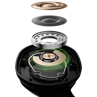 Casque d'écoute 100 % sans fil à isolation sonore SoundForm Surround de Belkin - Noir