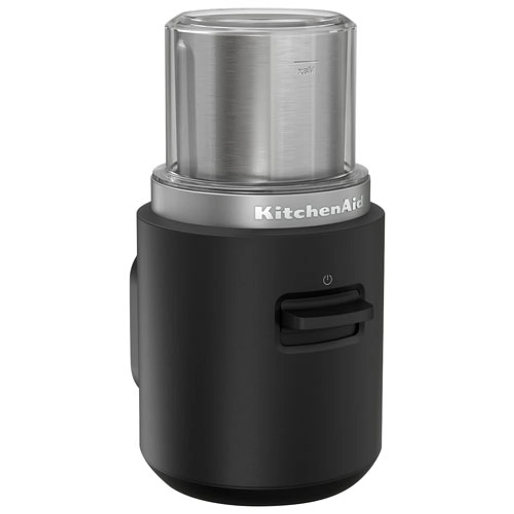 Moulin à café à lame sans fil GO de KitchenAid - Noir mat