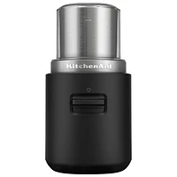 KitchenAid Go Cordless Blade Coffee Grinder with Battery - Black Matte