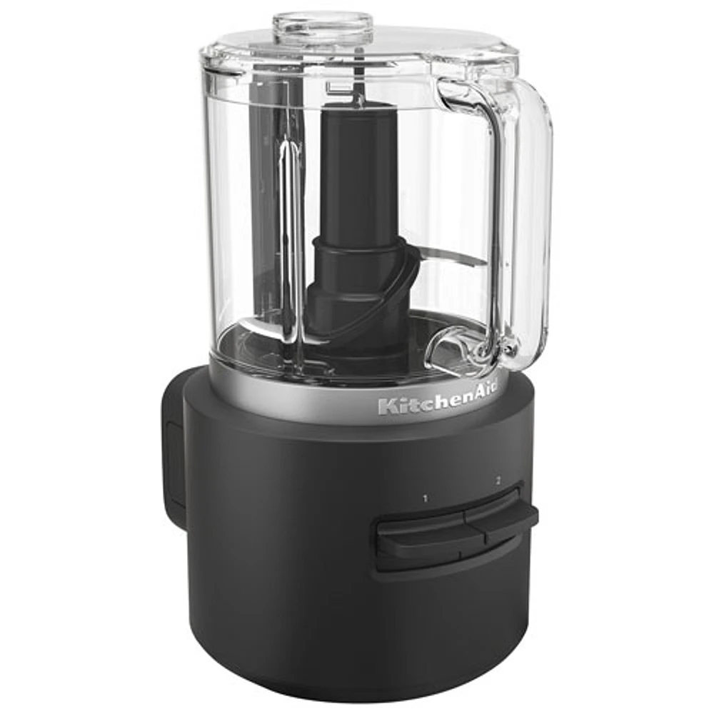 KitchenAid Go Cordless Food Chopper with Battery - 5 Cup - Black Matte