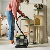 Bissell Little Green Max Pet Portable Carpet & Upholstery Deep Cleaner (3857C) - Black/Green