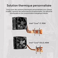 Ordinateur de jeu V500 Mini Tower d'ASUS (Core i7-13620H d'Intel/RAM 16 Go/SSD 1 To/carte graphique UHD d'Intel/Windows 11)