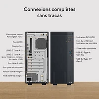 Ordinateur de jeu V500 Mini Tower d'ASUS (Core i7-13620H d'Intel/RAM 16 Go/SSD 1 To/carte graphique UHD d'Intel/Windows 11)