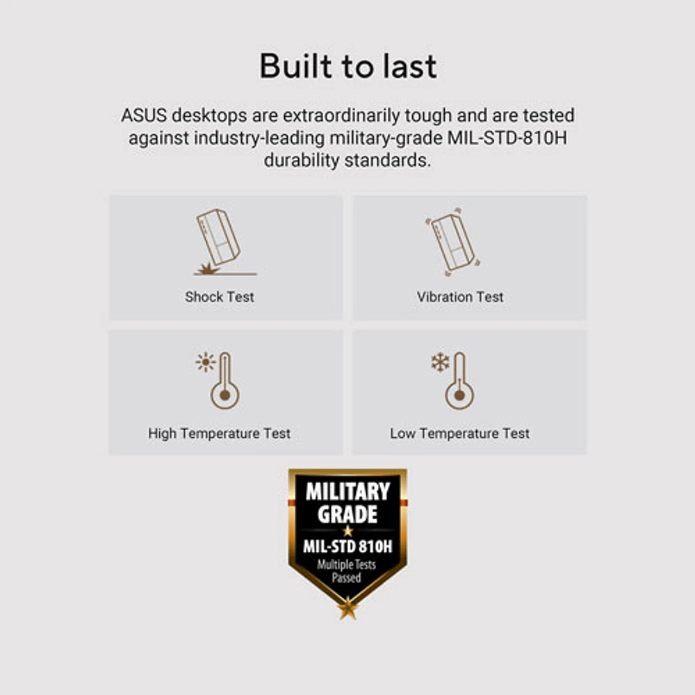 Ordinateur de jeu V500 Mini Tower d'ASUS (Core i7-13620H d'Intel/RAM 16 Go/SSD 1 To/carte graphique UHD d'Intel/Windows 11)