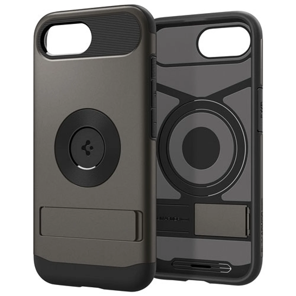 Spigen Slim Armor MagFit Fitted Hard Shell Case for iPhone 16e - Gun Metal