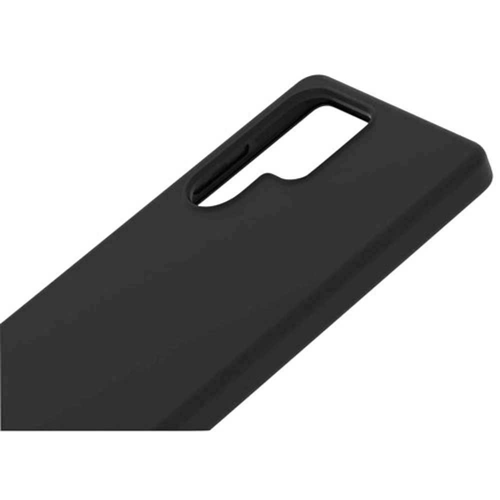 Étui souple ajusté en silicone de Blu Element avec MagSafe pour Galaxy S25 Ultra - Noir