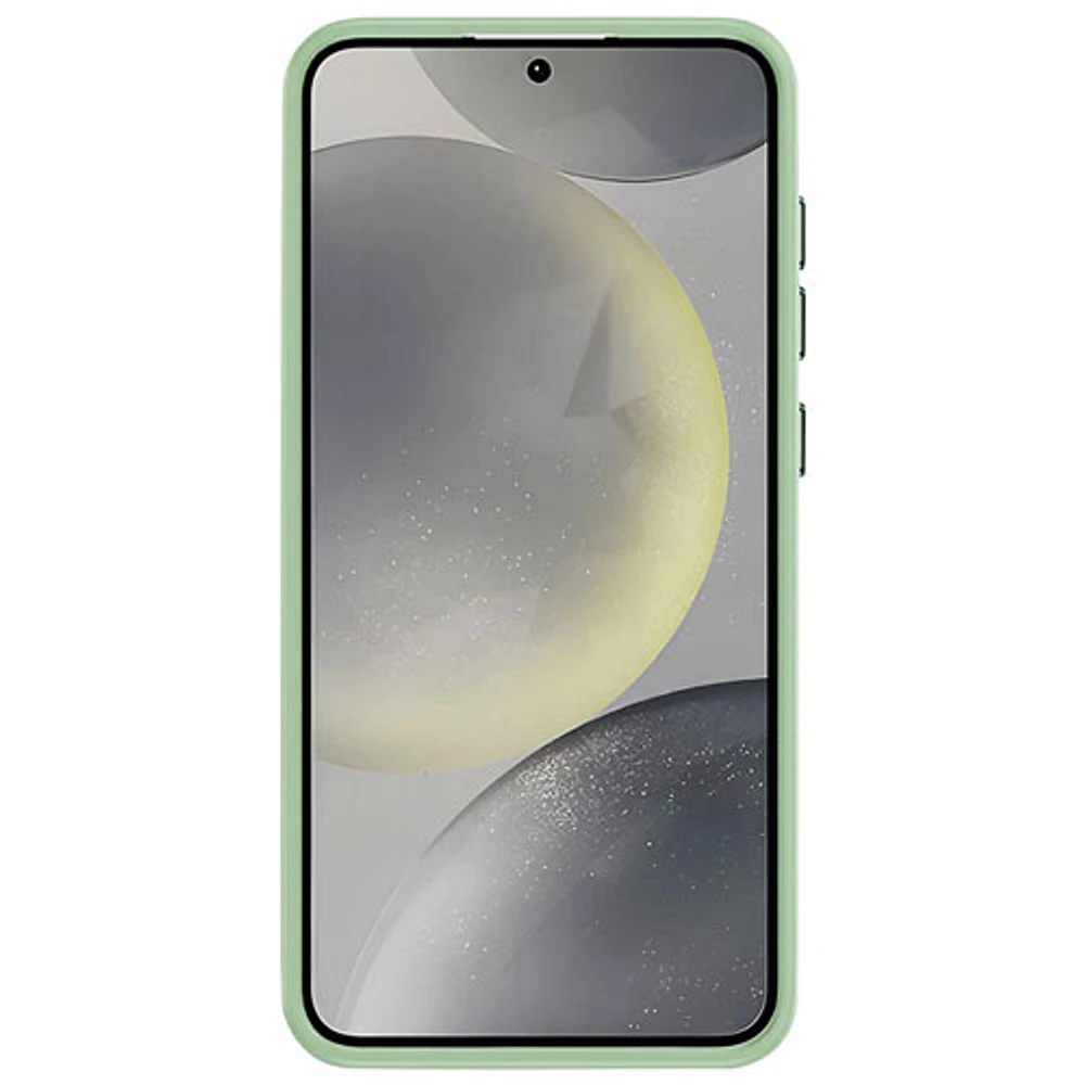 Étui ajusté Nuage chromatique de Blu Element avec béquille pour Galaxy S25 - Vert pâle