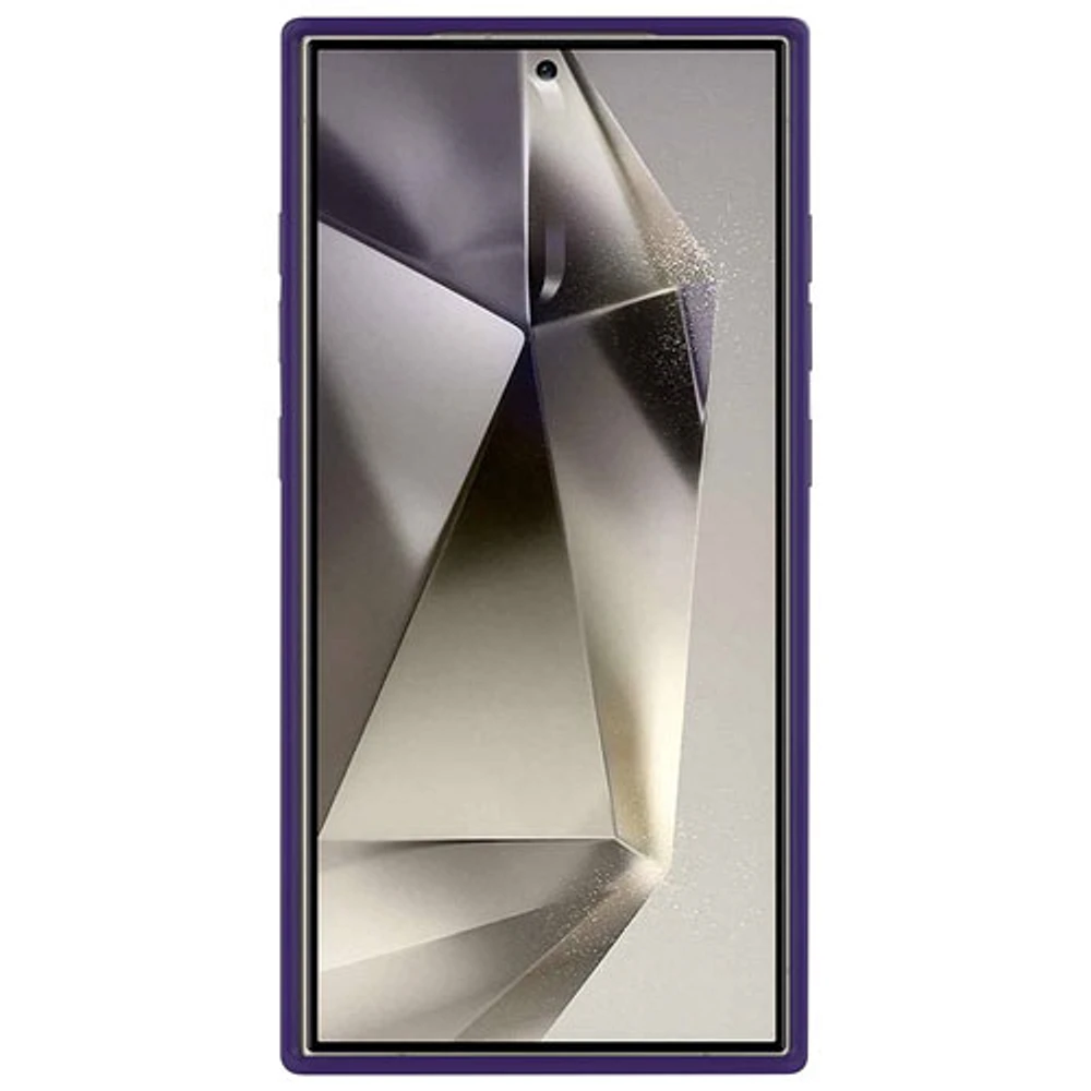 Étui ajusté Nuage chromatique de Blu Element avec MagSafe et béquille pour Galaxy S25 Ultra - Violet foncé