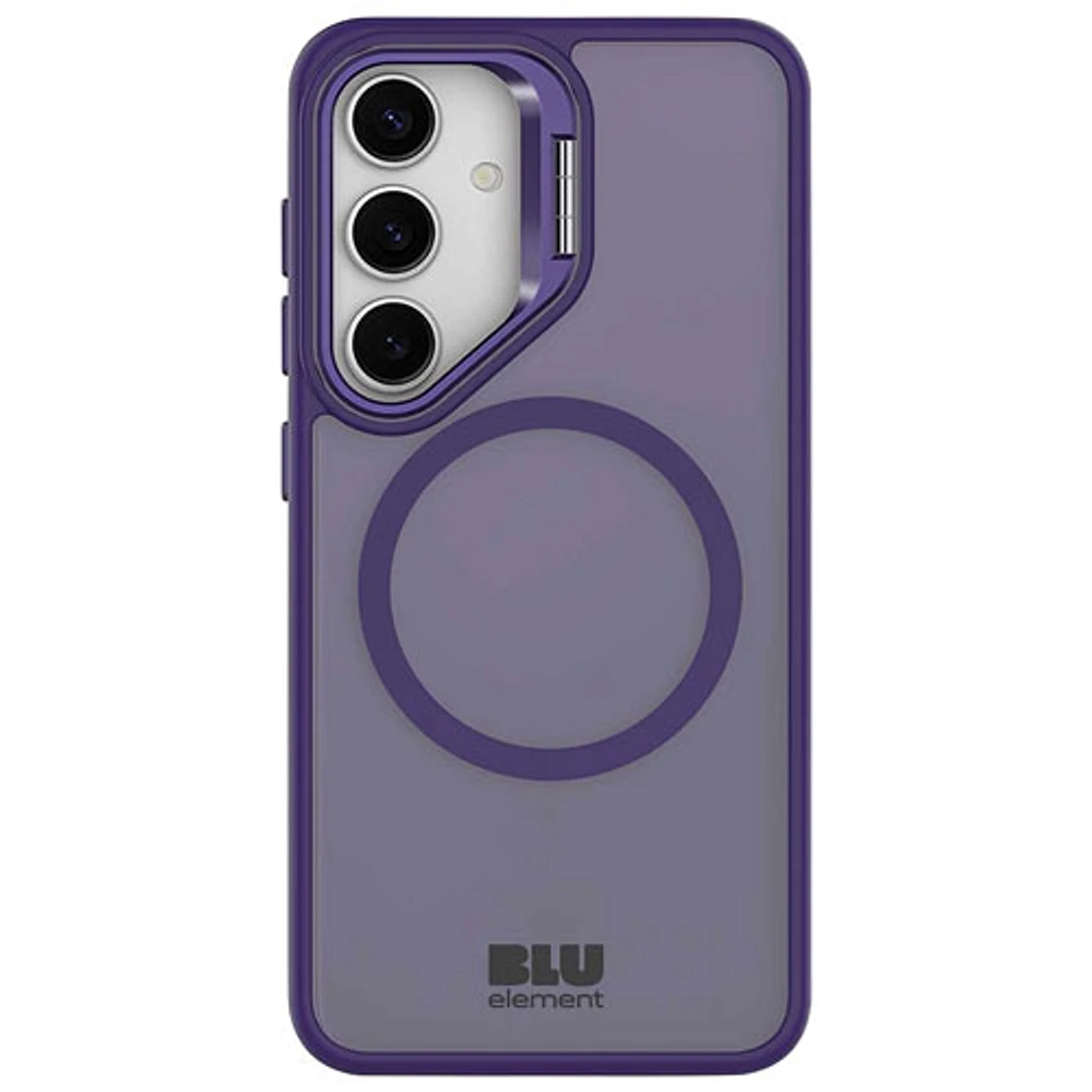 Étui ajusté Nuage chromatique de Blu Element avec MagSafe et béquille pour Galaxy S25 - Violet foncé