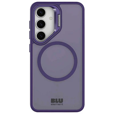 Étui ajusté Nuage chromatique de Blu Element avec MagSafe et béquille pour Galaxy S25 - Violet foncé