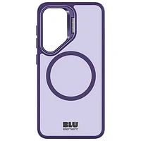 Étui ajusté Nuage chromatique de Blu Element avec MagSafe et béquille pour Galaxy S25 - Violet foncé