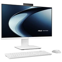 ASUS V400 AiO 24" All-in-One PC - White (Intel Core i3-1315U/16GB RAM/512GB SSD/Windows 11)