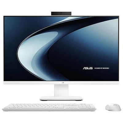 Ordinateur tout-en-un 27 po V400 d'ASUS - Blanc (Core i5-13420H d'Intel/RAM 16 Go/SSD 512 Go/Windows 11)