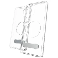 ZAGG Crystal Palace Snap Fitted Hard Shell Case with MagSafe & Kickstand for Galaxy S25 Ultra - Clear