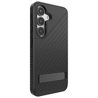 Étui rigide ajusté avec béquille de ZAGG Denali pour Galaxy S25 - Noir