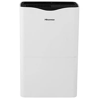 Hisense Dehumidifier with Smart Wi-Fi - 50-Pint - White/Black