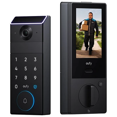 Serrure intelligente vidéo FamiLock S3 Max d'eufy avec déverrouillage d'un mouvement de la main - Partenaire de détail exclusif