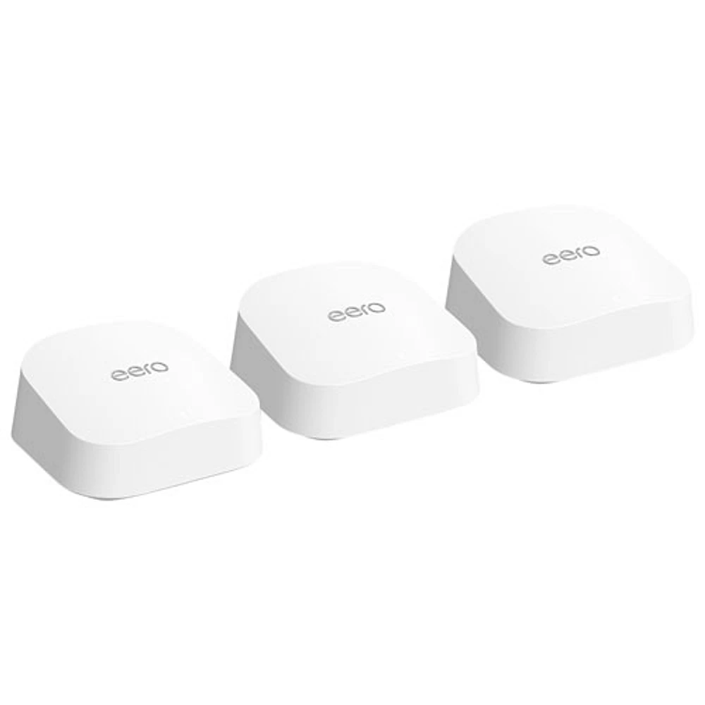 eero 7 Dual-Band Whole Home Mesh Wi-Fi 7 System (PA10312) - 3 Pack