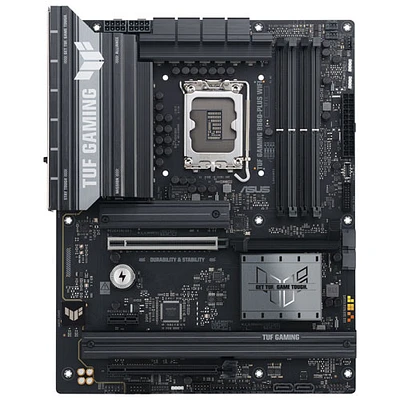 Carte mère TUF Gaming B860-Plus Wi-Fi 7 ATX LGA 1851 DDR5 d'ASUS pour processeurs Core Ultra (série 2) d'Intel