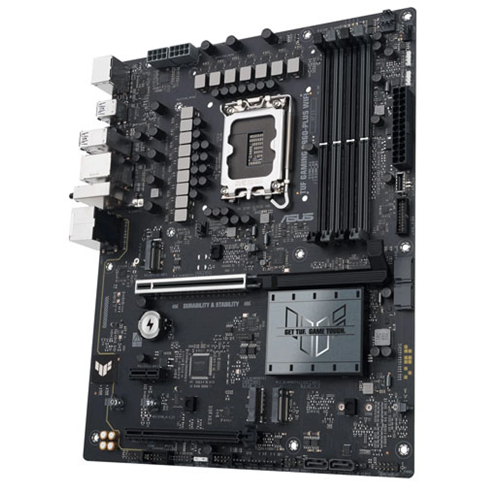 Carte mère TUF Gaming B860-Plus Wi-Fi 7 ATX LGA 1851 DDR5 d'ASUS pour processeurs Core Ultra (série 2) d'Intel