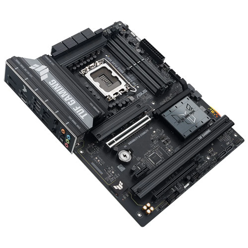 Carte mère TUF Gaming B860-Plus Wi-Fi 7 ATX LGA 1851 DDR5 d'ASUS pour processeurs Core Ultra (série 2) d'Intel
