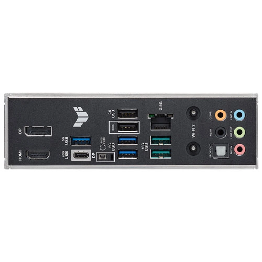 Carte mère TUF Gaming B860-Plus Wi-Fi 7 ATX LGA 1851 DDR5 d'ASUS pour processeurs Core Ultra (série 2) d'Intel