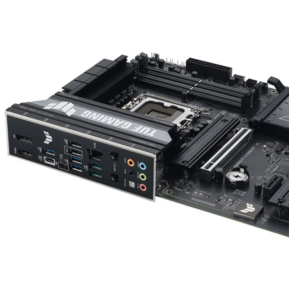Carte mère TUF Gaming B860-Plus Wi-Fi 7 ATX LGA 1851 DDR5 d'ASUS pour processeurs Core Ultra (série 2) d'Intel