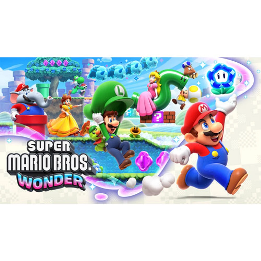 Nintendo Switch (OLED Model) Super Mario Bros. Wonder Bundle with 3-Month Online Individual Membership
