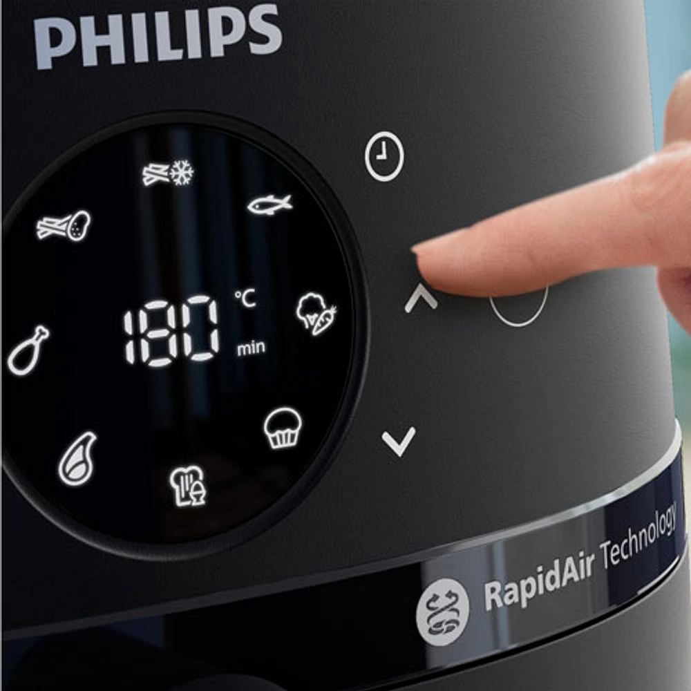 Friteuse à air chaud série 2000 de Philips - 4,2 l (4,4 pte) - Noir