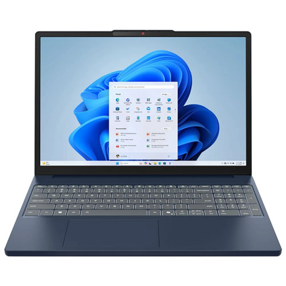 Portable IdeaPad Slim 3i de 15,3 po de Lenovo - Bleu cosmique (Core 5 - 210H d'Intel/RAM 16 Go/SSD 512 Go/Windows 11)