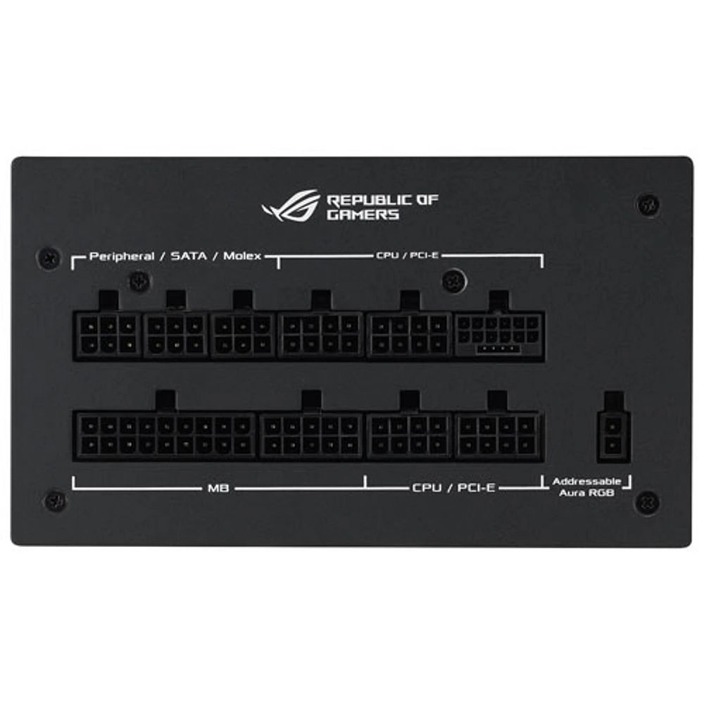Bloc d'alimentation de 1000 W ROG ATX Gold Aura Edition d'ASUS