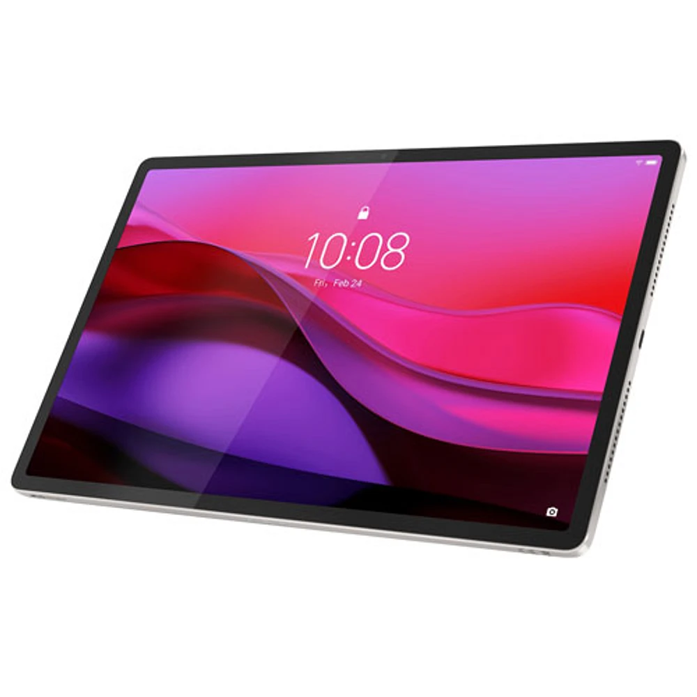 Lenovo Yoga Tab Plus 12.7" 256GB Android 14 Tablet w/ Qualcomm Snapdragon 8 Gen 3 Processor, Keyboard & Pen - Seashell