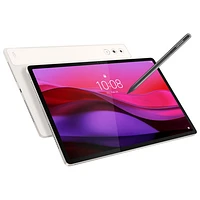 Lenovo Yoga Tab Plus 12.7" 256GB Android 14 Tablet w/ Qualcomm Snapdragon 8 Gen 3 Processor, Keyboard & Pen - Seashell