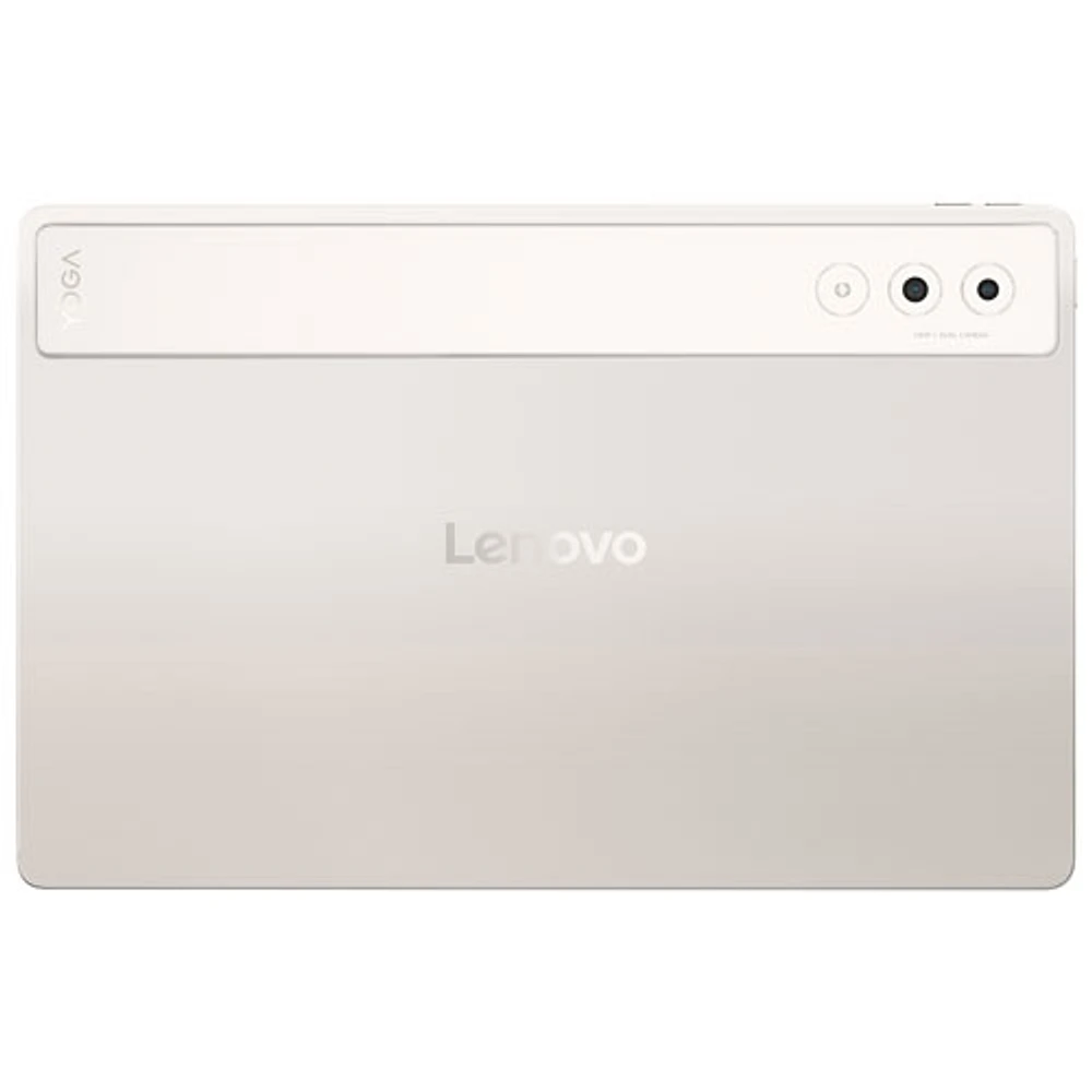 Lenovo Yoga Tab Plus 12.7" 256GB Android 14 Tablet w/ Qualcomm Snapdragon 8 Gen 3 Processor, Keyboard & Pen - Seashell