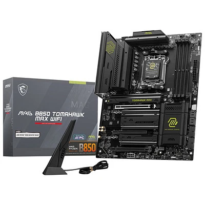 MSI MAG B850 Tomahawk Max Wi-Fi 7 ATX AM5 Motherboard for AMD Ryzen 9000/8000/7000 Series CPUs