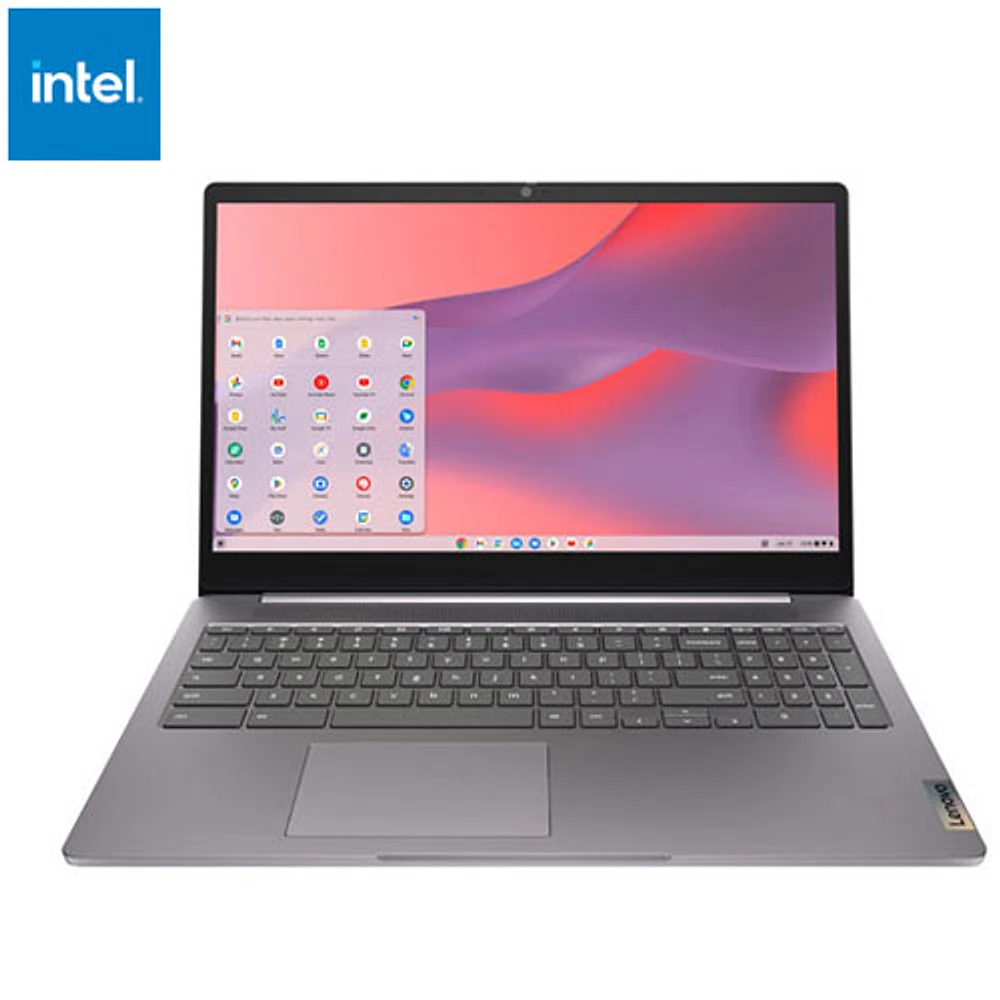 Lenovo IdeaPad 3i 15.6" Chromebook - Arctic Grey (Intel Celeron N4500/64GB eMMC/4GB RAM/Chrome OS)