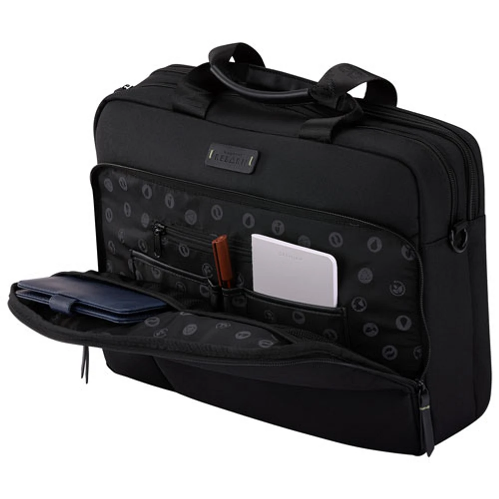 Bugatti Reborn 15.6" Laptop Briefcase - Black