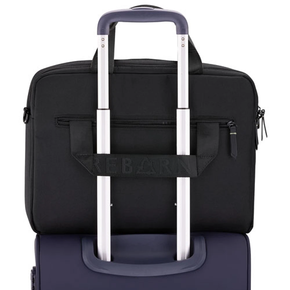 Bugatti Reborn 15.6" Laptop Briefcase - Black