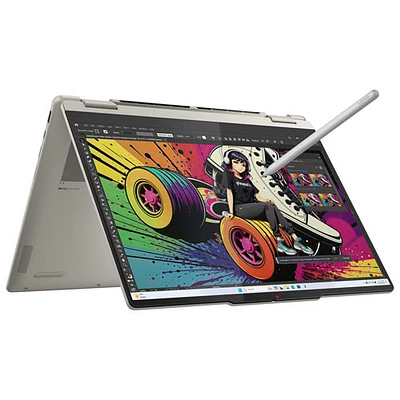 Lenovo Yoga 7 14" Touchscreen 2-in-1 Laptop - Seashell (AMD Ryzen AI 5 340/16GB RAM/512GB SSD/Windows 11)